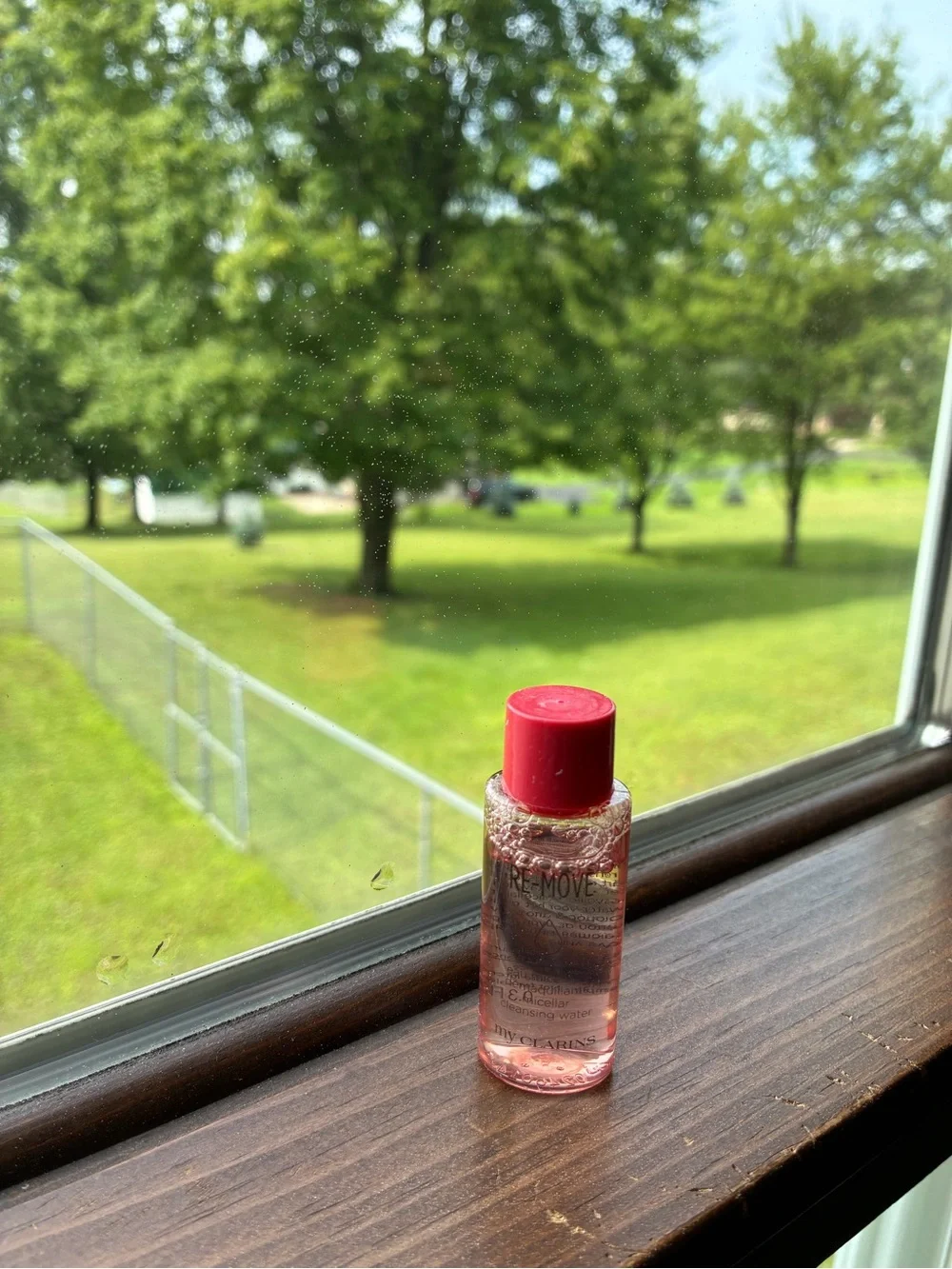 Clarins RE-MOVE Micellar Cleansing Water Trio — White with Pink Logo